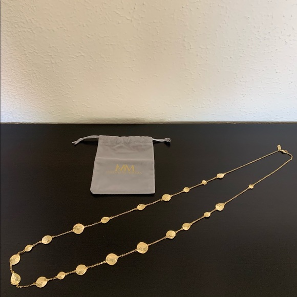 Melinda Maria Sabrina Pod Gold Necklace NWOT - Picture 5 of 14